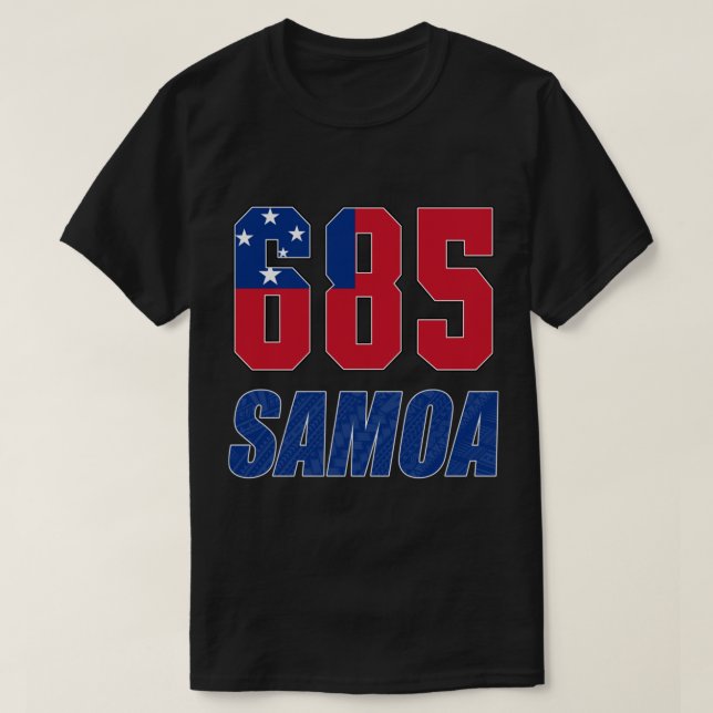 T-shirt 685 Samoa Design Clothing (Design devant)