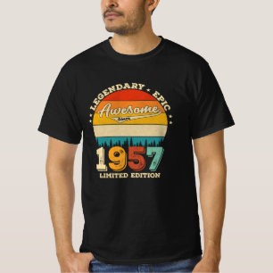 T-shirt 68 Ans Anniversaire 1957 Magnifique 68e anniversai