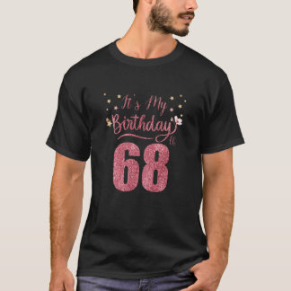 T-shirt 68 Ans C'est mon anniversaire merveilleux Parc d'a
