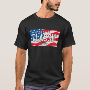 T-shirt 68 ans Né en 1954 Voiture classique 68e anniversai