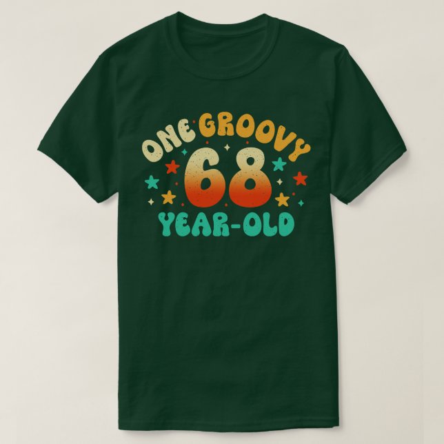 T-shirt 68e anniversaire 2 (Design devant)