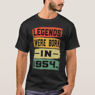 T-shirt 68e Anniversaire Cadeau 68 Ans Légendes Nées En 1
