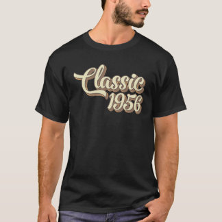 T-shirt 68e anniversaire Cadeau classique 1956 68 ans