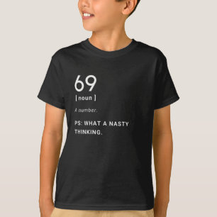 T-shirt 69 drôle de définition