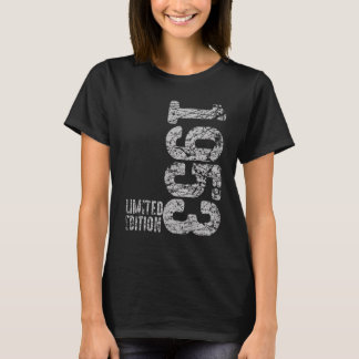 T-shirt 69e anniversaire Dames Mens 69 ans 1953 1