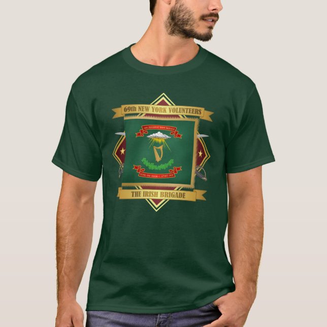T-shirt 69e infanterie bénévole à New York (Devant)
