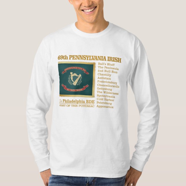 T-shirt 69e Pennsylvania Irish (BH) (Devant)
