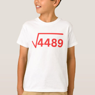 T-shirt 6 7 mème 4489 maths drôles