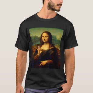 T-shirt 6 7 Six Seven Mème 67 Drôle Mona Lisa Drôle Clic A