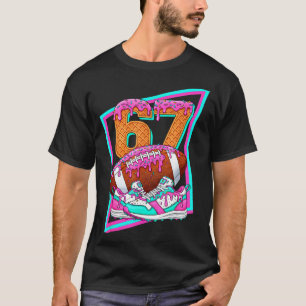 T-shirt 6 7 Six Seven Mème Football Américain Drip Numéro 