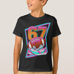 T-shirt 6 7 Six Seven Mème Football Américain Drip Numéro