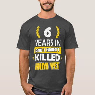 T-shirt 6 Anniversaire 6e année Anniversaire Idée cadeau