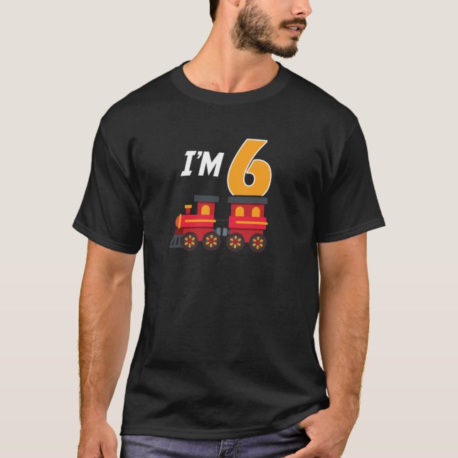 T-shirt 6 Anniversaire Jeu de Fête Jouet 6 Anniversaire Fu (Devant)