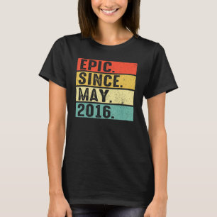 T-shirt 6 ans Epic depuis mai 2016 6e anniversaire 1