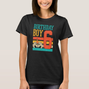 T-shirt 6 Ans Jote Jumping Spider Anniversaire Boy Party