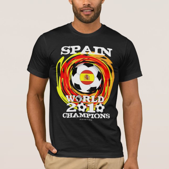 T-shirt 6 de champions de la coupe du monde de (Devant)