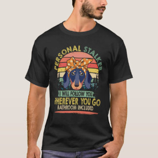 T-shirt 6 Harceleur personnel Je vous suivrai vintage -Dac