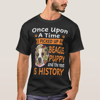 T-shirt 6 Il était une fois chiot Beagle