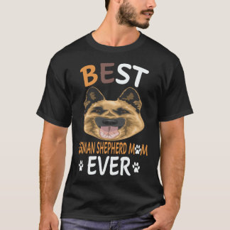 T-shirt 6 Meilleure mère berger allemand de tous les temps
