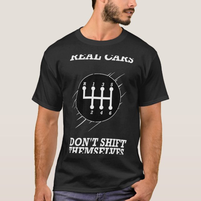 T-shirt 6 Speed Manual Transmission Shift Pattern  (Devant)