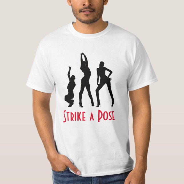 T-shirt 6 x silhouettes de danseuse Vogue (Devant)