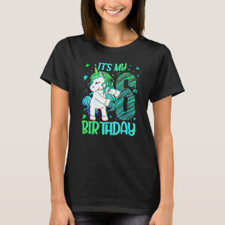 T-shirt 6 Years Old Unicorn Flossing