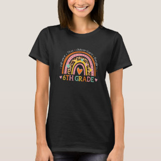 T-shirt 6e année où l'aventure commence enseignant Leopa