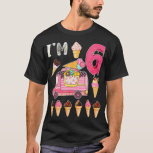 T-shirt 6e Anniversaire Crew Ice Cream Camion Im 6 Anniver