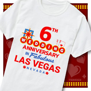 T-shirt 6e anniversaire de mariage d'un couple fabuleux de