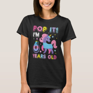 T-shirt 6e anniversaire Fidget Jouet Pop It Anniversaire F