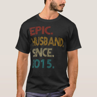 T-shirt 6e anniversaire Mariage Cadeau lui Épique Mari Sin