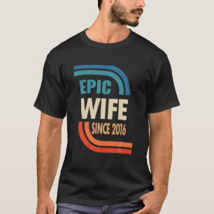 T-shirt 6E Anniversaire Mariage Pour Elle - Femme Épique D