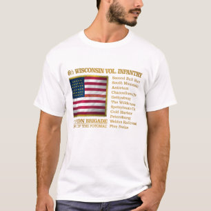 T-shirt 6e Infanterie volontaire du Wisconsin