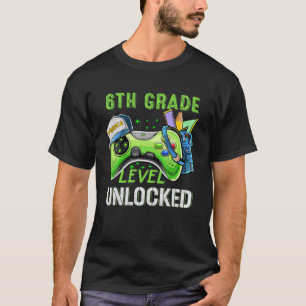 T-shirt 6E Niveau Vêtements déverrouillés 1Er Jour École