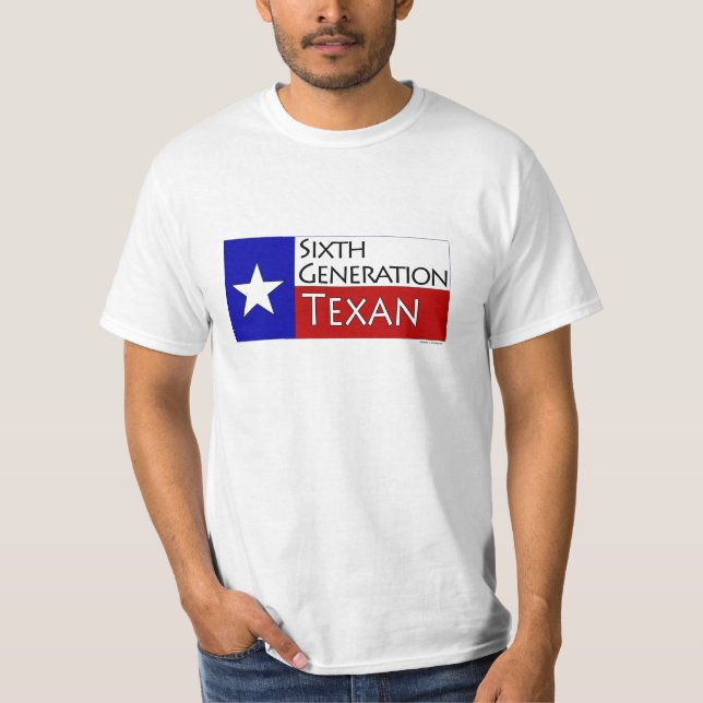 T-shirt 6ème Texan de génération (Devant)