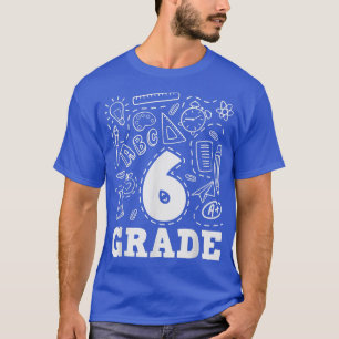 T-shirt 6th Grade Typography Team 6th Grade Back To School