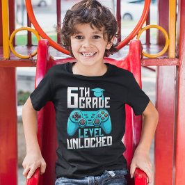 T-shirt 6th Grade Unlocked Gamer Graduation