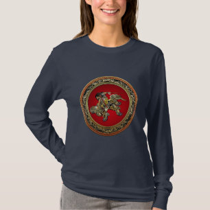T-shirt [700] Hokusai - Shoki Riding Shishi Lion