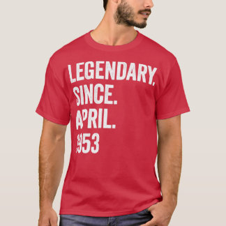T-shirt 70 ans de légende depuis avril 1953 70e anniversai
