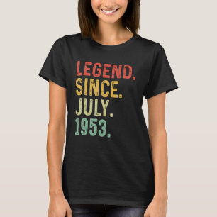 T-shirt 70 ans de légende depuis juillet 1953 70e annivers