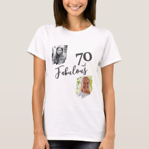 T-shirt 70 et fabuleux 2 Photo 70e anniversaire