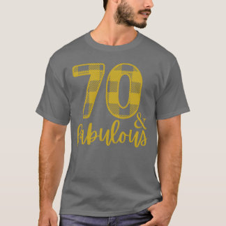 T-shirt 70 et fabuleux 70e anniversaire 70 Cadeau fabuleux