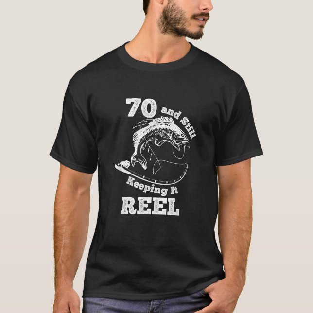 T-shirt 70 Et Toujours Le Garder Reel 70e Anniversaire (Devant)
