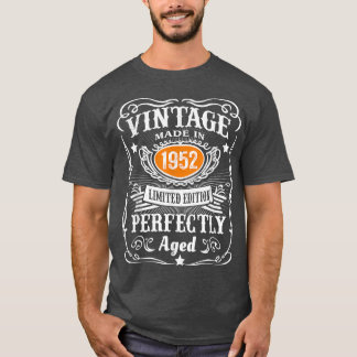 T-shirt 70 Year Old Toxits Vintage 1952 Limited Edition 70