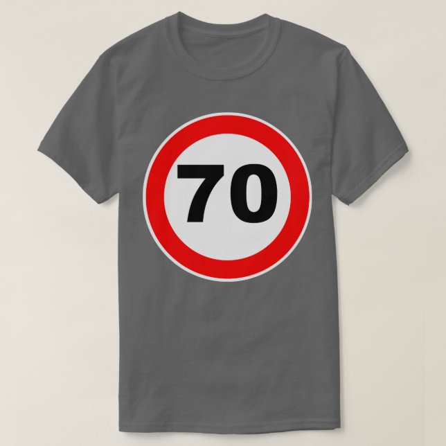 T-shirt 70e Anniversaire de la Route Cadeau Signé annivers (Design devant)