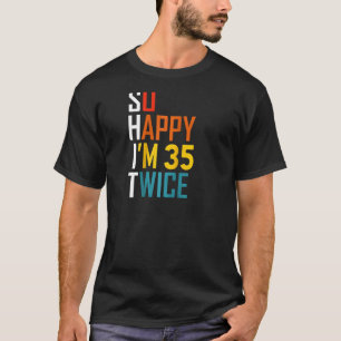 T-shirt 70e anniversaire drôle Vintage Humour rétro 70 ans