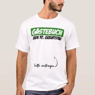 T-shirt 70E Anniversaire Homme Femme 70 Ans Fête Livre D'I