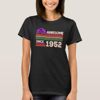 T-shirt 70e anniversaire Hommes Femmes stupéfiant depuis 1