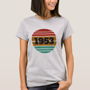 T-shirt 70e anniversaire vintage personnalisé