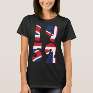 T-shirt 70e jubilé de platine de la reine Union Jack en 19